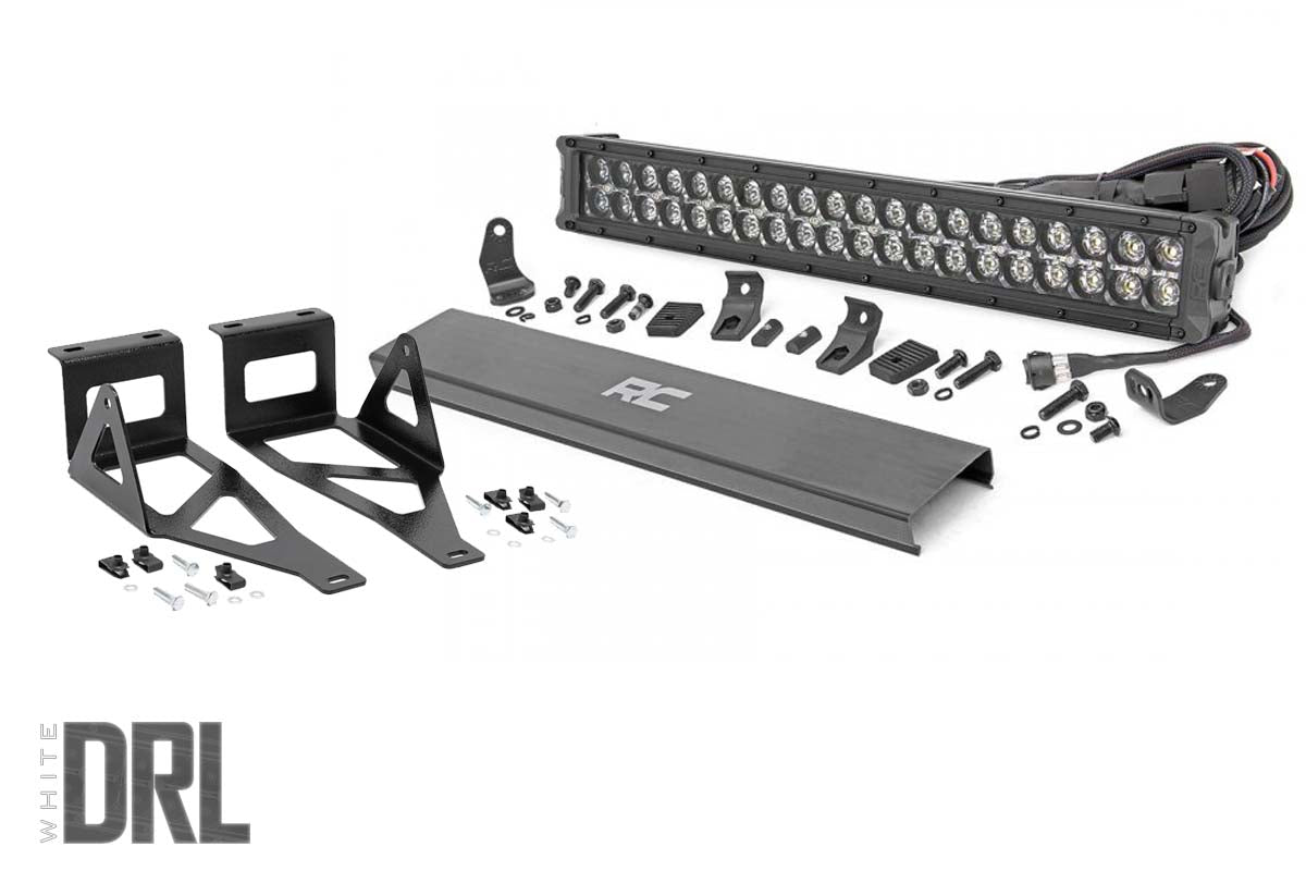 Rough Country Ford 20 Inch LED Bumper Kit Black Series 05-07 F-250/350 Rough Country