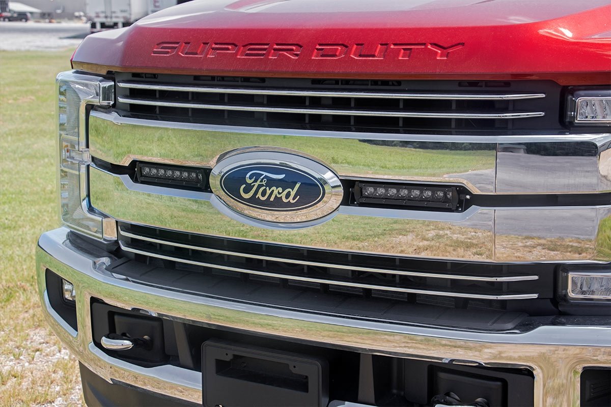 Rough Country 8 Inch LED Grille Kit 17-19 F-250 Lariat Rough Country
