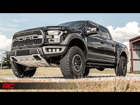 Rough Country Ford 30 Inch LED Hidden Grille Kit w/Black Series DRL 17-20 Ford F-150 Raptor Rough Country