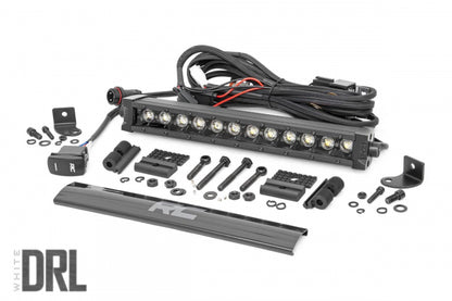 12 Inch CREE LED Light Bar Black Series w/Cool White DRL Rough Country-3