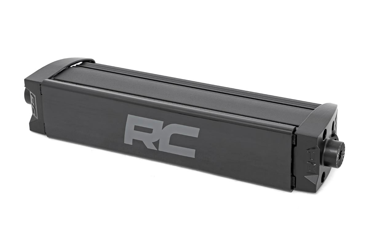 8 Inch Black Series LED Light Bar Single Row Cool White DRL Rough Country-2