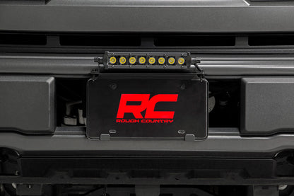 8 Inch Black Series LED Light Bar Single Row Cool White DRL Rough Country-4