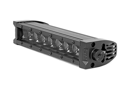 8 Inch Black Series LED Light Bar Single Row Cool White DRL Pair Rough Country-1