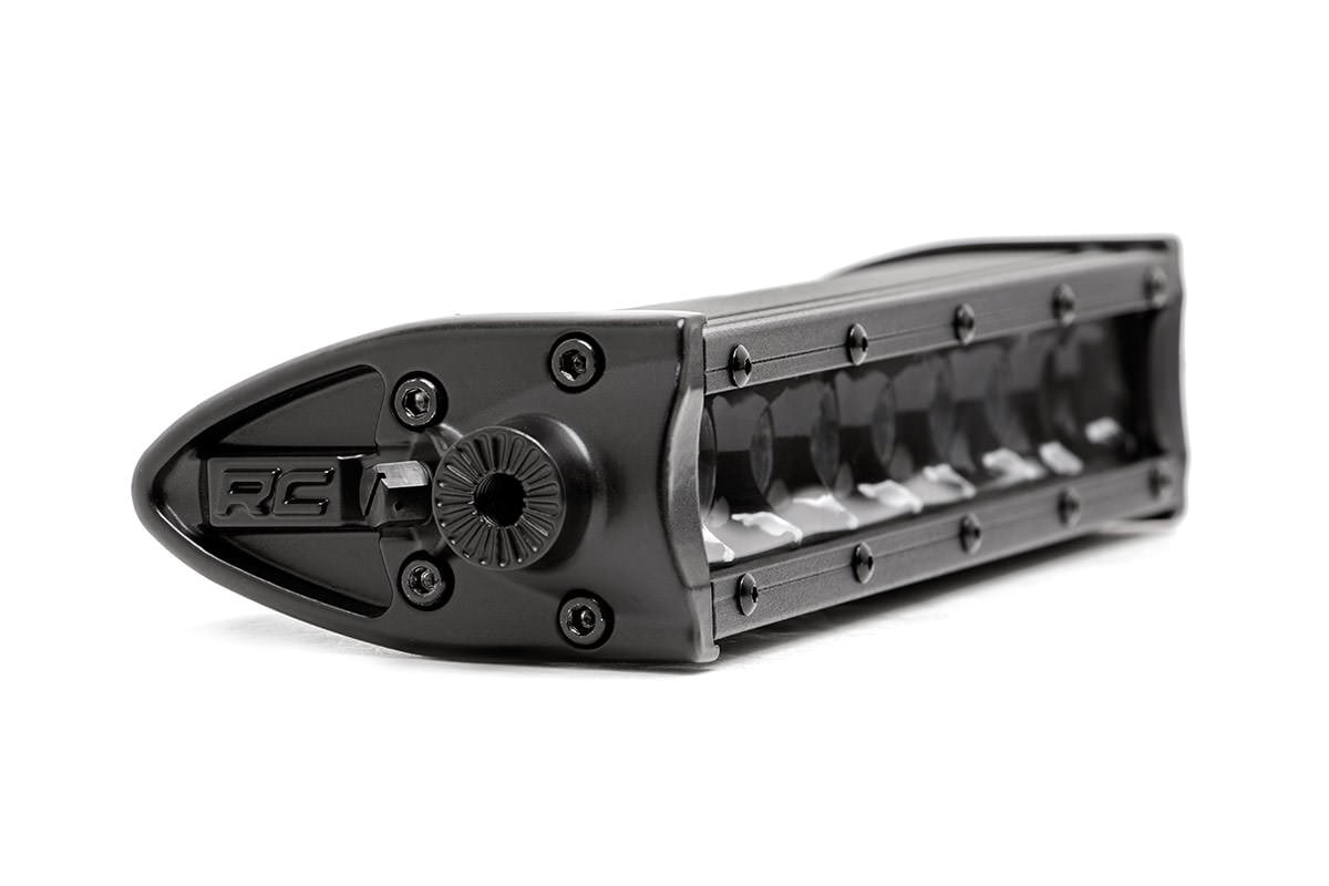 8 Inch Black Series LED Light Bar Single Row Pair Rough Country-1