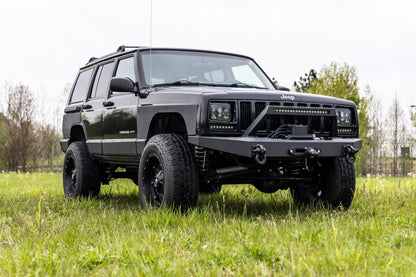 8 Inch Black Series LED Light Bar Single Row Pair Rough Country-3