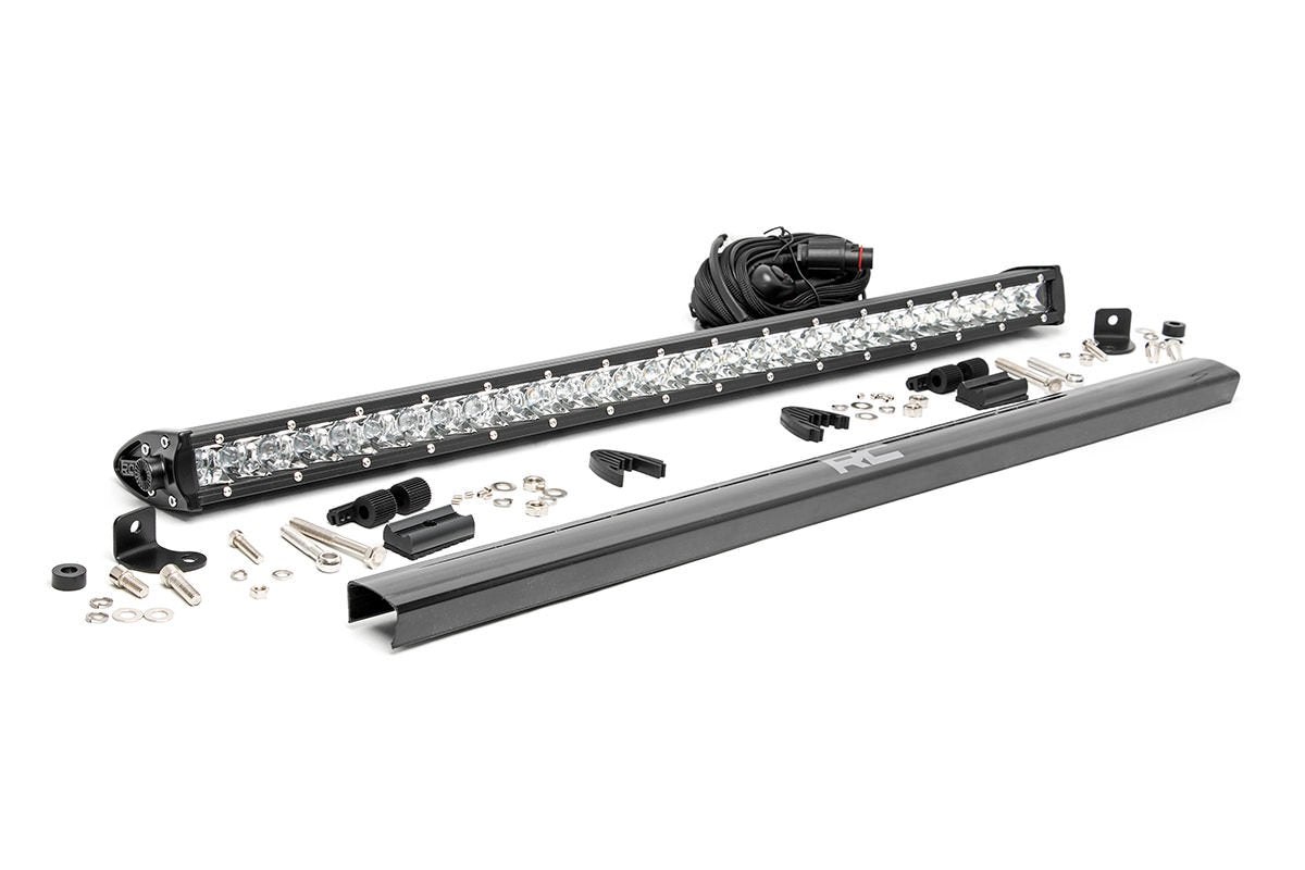 Rough Country 30 Inch CREE LED Light Bar Single Row Chrome Series Rough Country