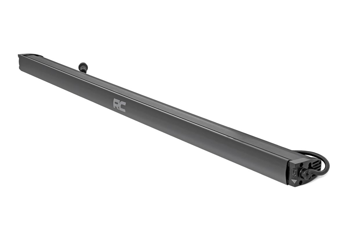 50 Inch Black Series LED Light Bar Single Row Cool White DRL Rough Country-1