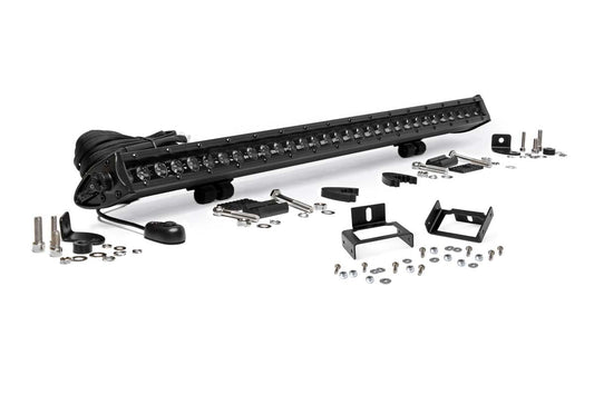 LED Light Kit Grill Mount 30 Inch Black Single Row Ford F-250/F-350 Super Duty (11-16) Rough Country