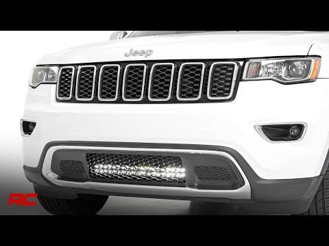 Rough Country Jeep 20.0 Inch LED Bumper Kit Black Series w/ Cool White DRL 11-20 Jeep WK2 Grand Cherokee Rough Country