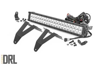 Dodge 20 Inch LED Bumper Kit Chrome Series 19-20 RAM 1500 Rough Country-4
