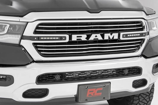 Rough Country Dodge Dual 6 Inch LED Grille Kit 19-20 RAM 1500 Rough Country