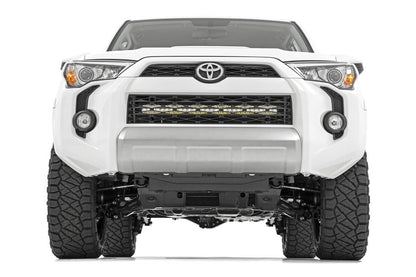Toyota 30 Inch LED Grille Kit Chrome Series w/Cool White DRL 14-20 4Runner Rough Country-2