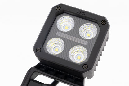 Black Series LED Light Pair 2 Inch Flood Swivel Mount Rough Country-5