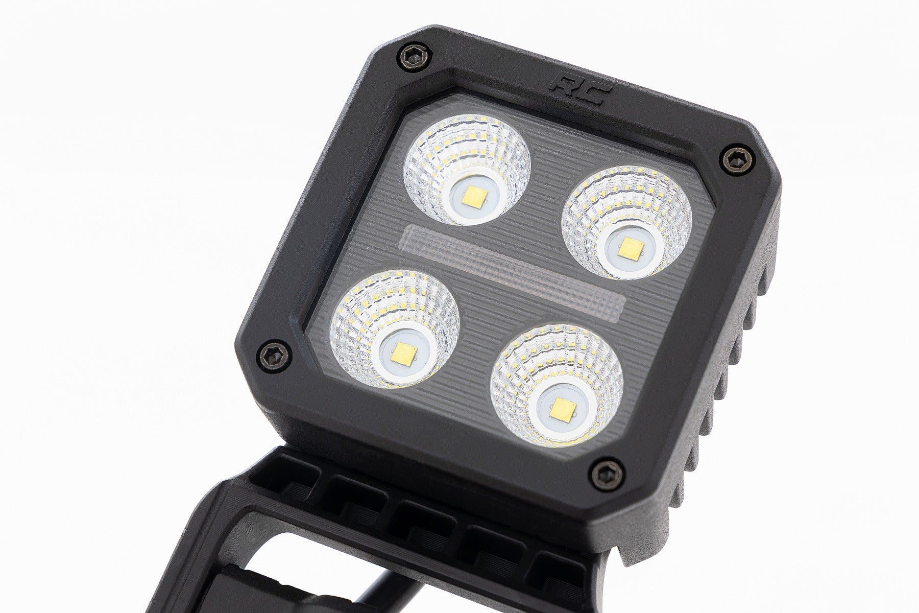 Black Series LED Light Pair 2 Inch Flood Swivel Mount Rough Country-5