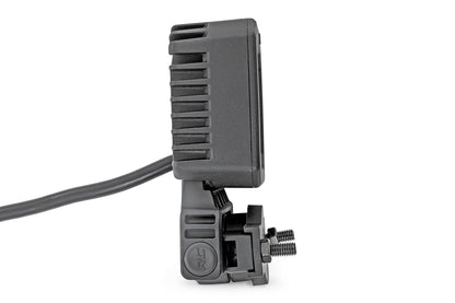 Black Series LED Light Pair 2 Inch Flood Swivel Mount Rough Country-4
