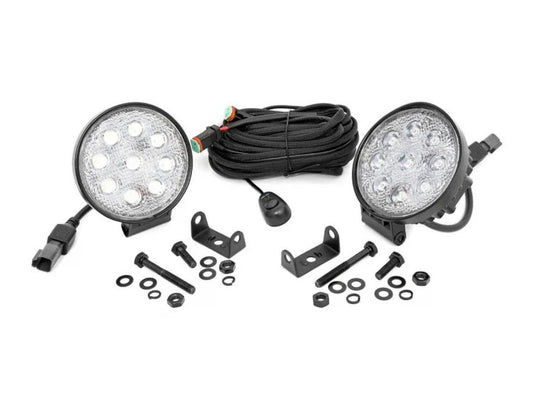 4 Inch LED Round Lights Rough Country-1
