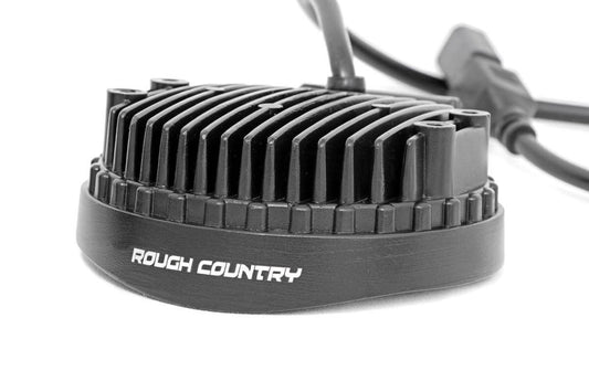 4 Inch Chrome Series LED Light Round Pair Rough Country-1