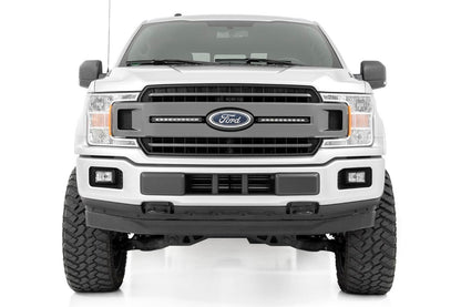 Dual 10 Inch LED Grille Kit 18-20 F-150 XLT Rough Country-2