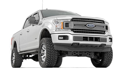 Dual 10 Inch LED Grille Kit 18-20 F-150 XLT Rough Country-3