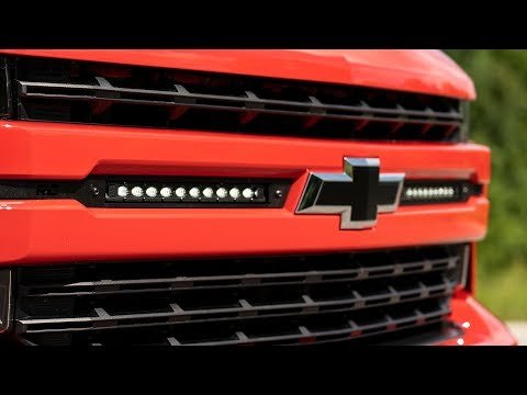 Chevy Dual 10 Inch LED Grille Kit 19-20 Silverado 1500 Rough Country