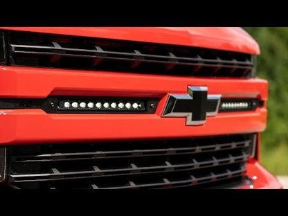 Chevy Dual 10 Inch LED Grille Kit 19-20 Silverado 1500 Rough Country