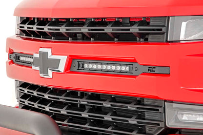 Chevy Dual 10 Inch LED Grille Kit 19-20 Silverado 1500 Rough Country-4