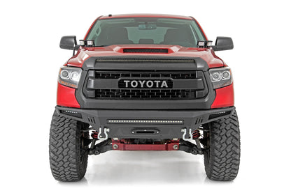 Toyota 2-inch LED Lower Windshield Ditch Kit (14-20 Tundra Black Series Flood Pattern) Rough Country-3