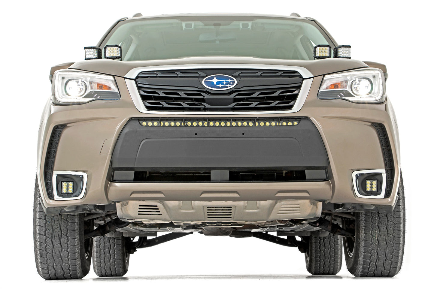 Rough Country Subaru 30 Inch LED Bumper Kit (14-18 Forester Black Series) Rough Country
