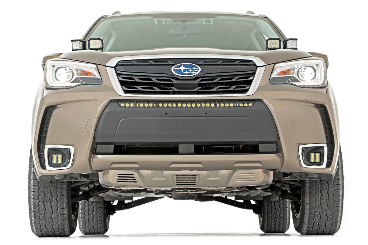 Subaru 30 Inch LED Bumper Kit (14-18 Forester Black Series) Rough Country-2