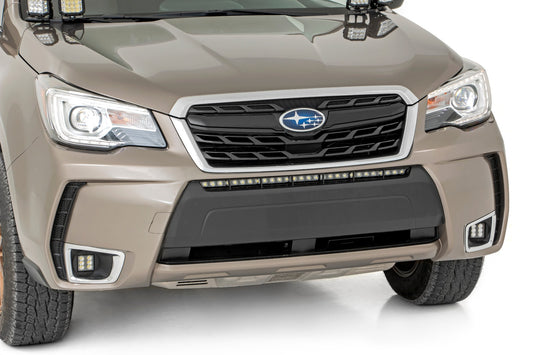 Subaru 30 Inch LED Bumper Kit (14-18 Forester Chrome Series) Rough Country-1