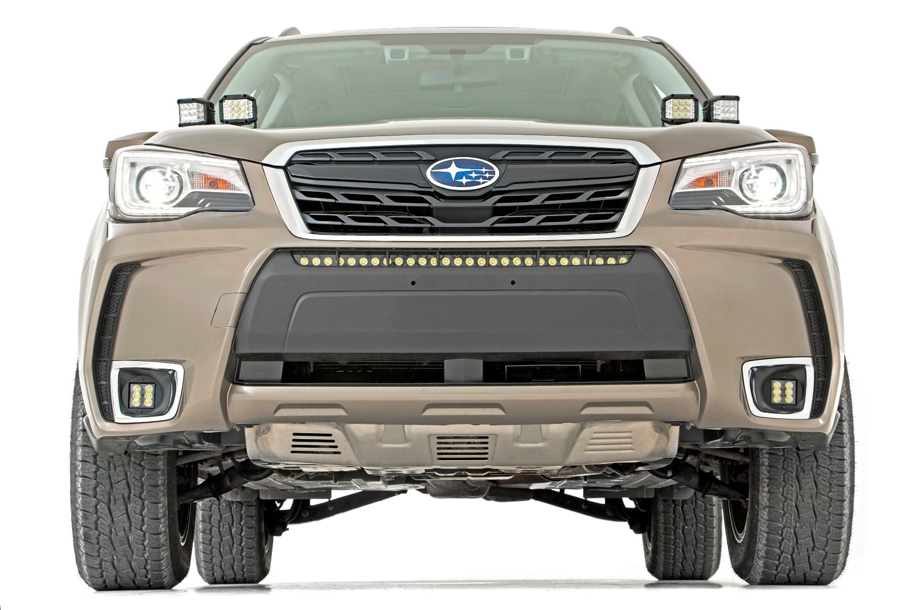 Rough Country Subaru 30 Inch LED Bumper Kit (14-18 Forester Chrome Series) Rough Country