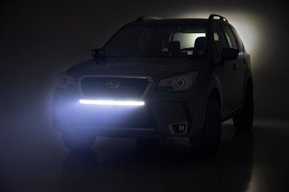 Subaru 30 Inch LED Bumper Kit (14-18 Forester Chrome Series) Rough Country-4