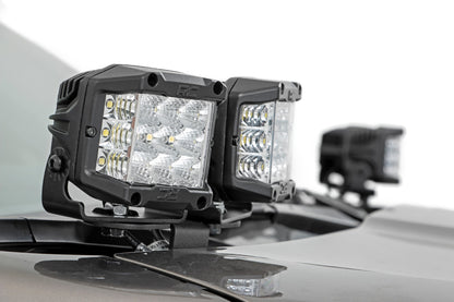 Subaru 2-inch LED Lower Windshield Ditch Kit 14-18 Forester Cool White DRL Rough Country-1