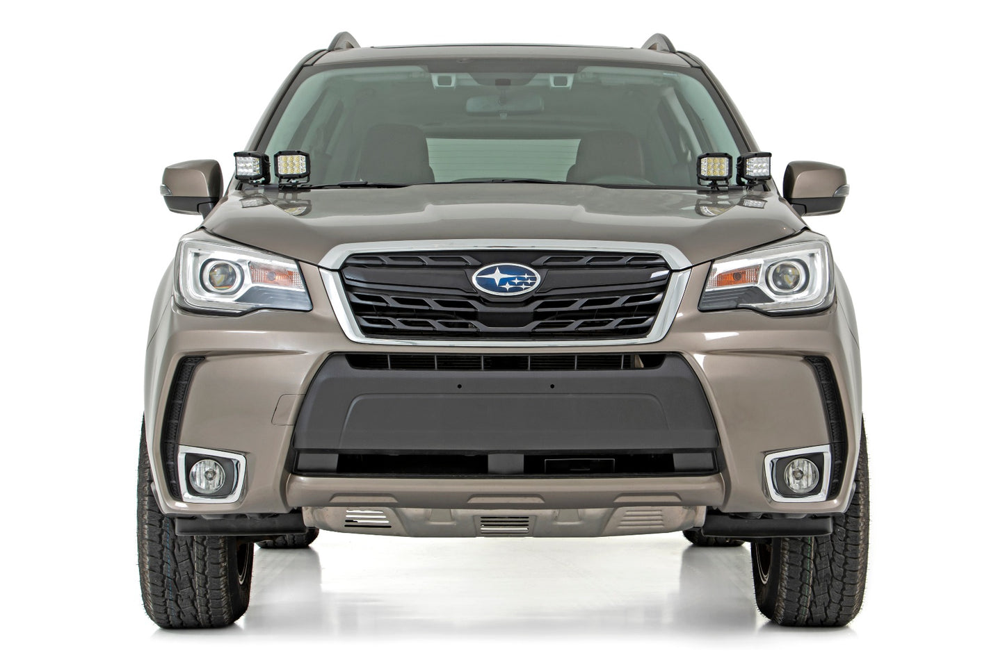 Rough Country Subaru 2-inch LED Lower Windshield Ditch Kit 14-18 Forester Cool White DRL Rough Country