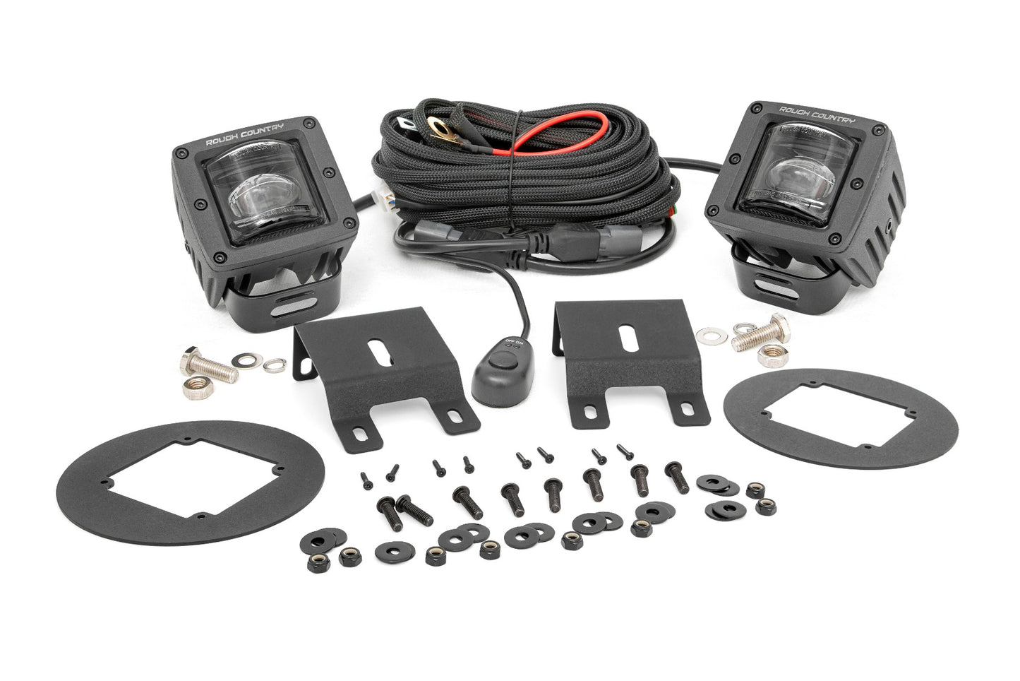 Rough Country Subaru Led Fog Light Kit w/ SAE For 15-19 Outback Rough Country