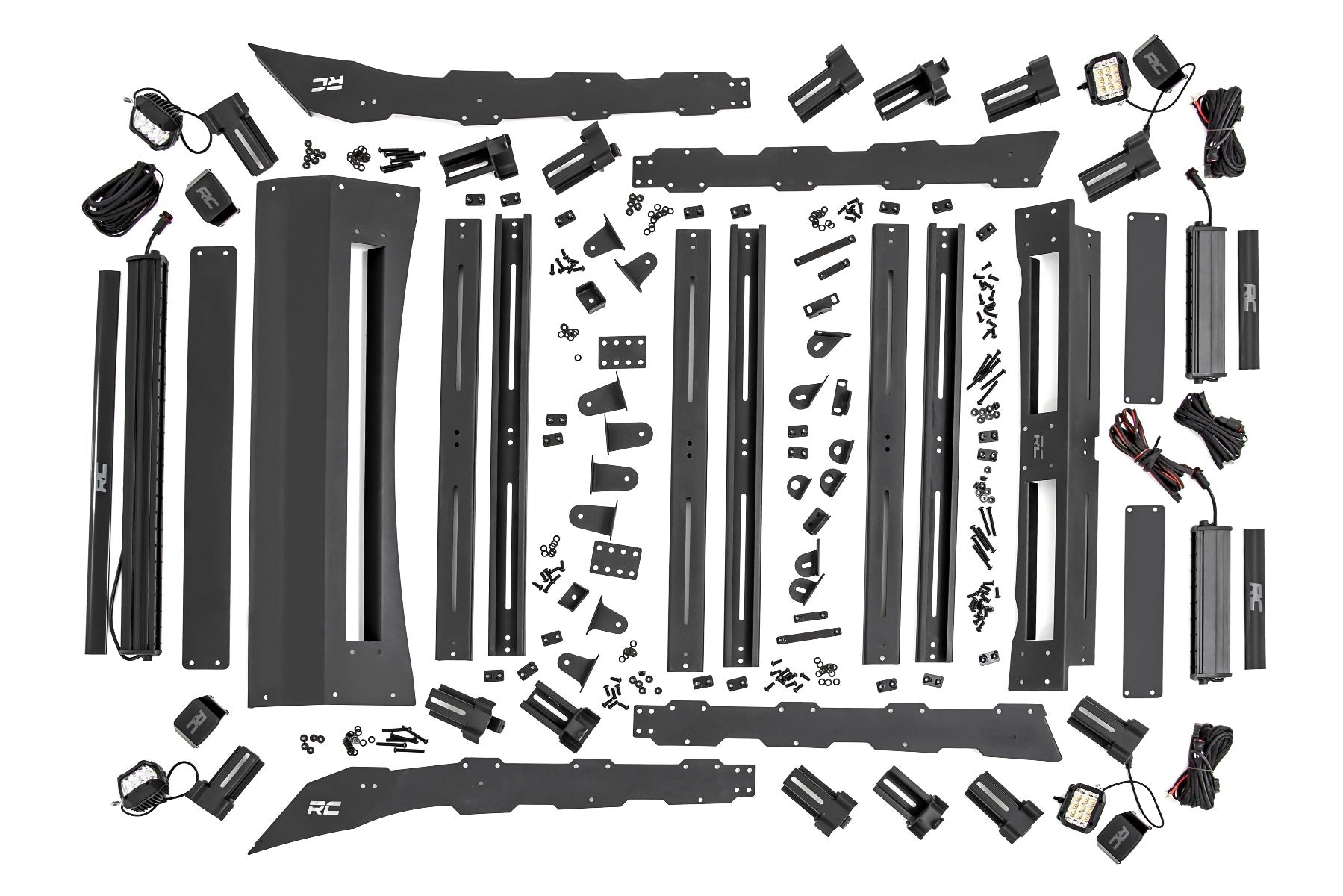 Rough Country Subaru Roof Rack System w/Front, Rear and Side LEDs 14-18 Subaru Forester Rough Country