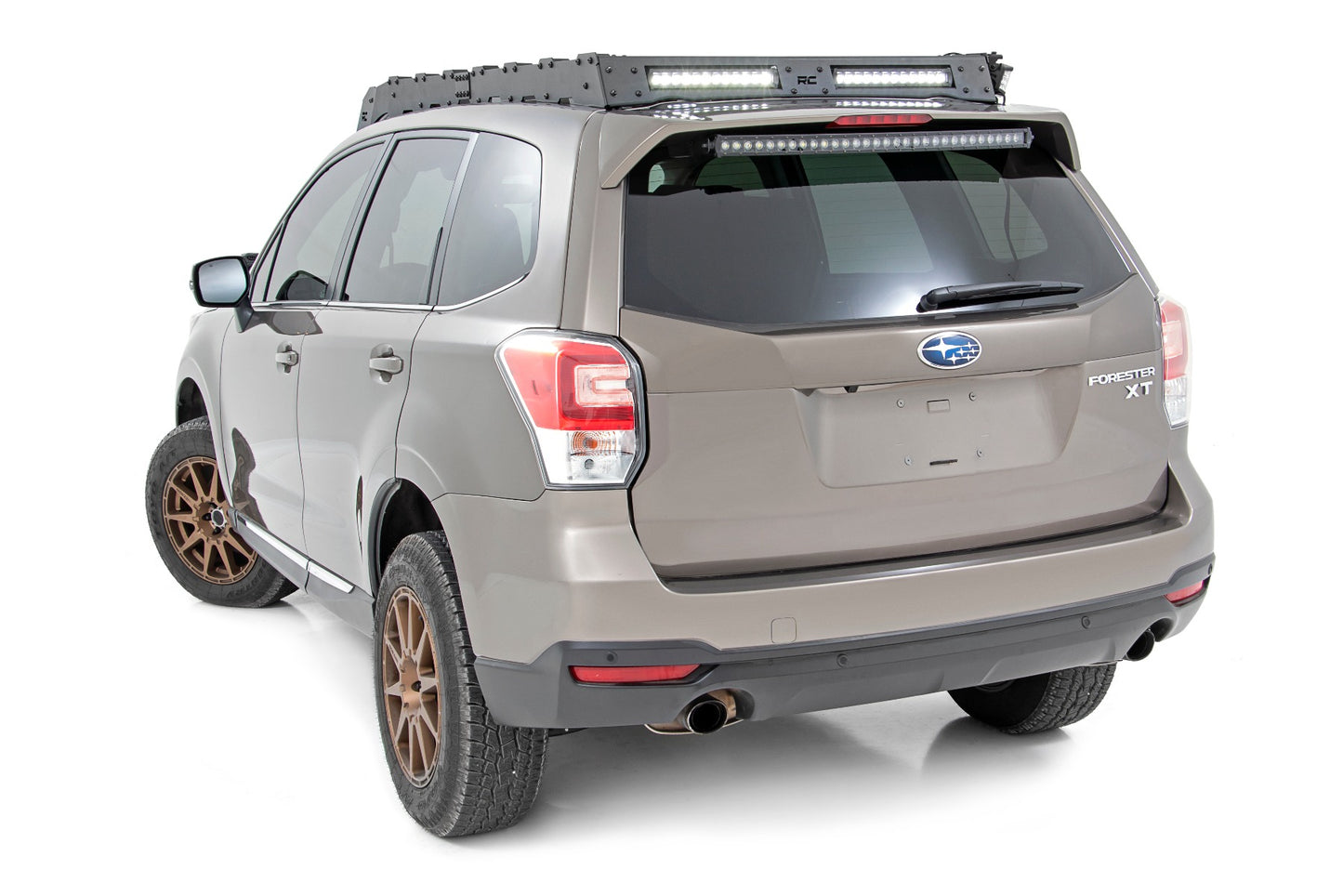 Rough Country Subaru Roof Rack System w/Front, Rear and Side LEDs 14-18 Subaru Forester Rough Country