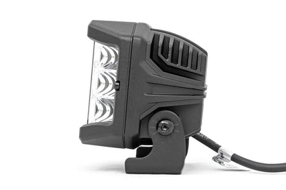 3 Inch Chrome Series LED Lights Wide Angle Osram Pair Rough Country-2