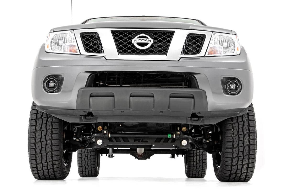 Rough Country 2 Inch Square LED SAE Fog Lights Pair Rough Country