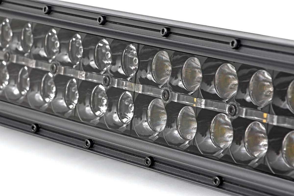 Rough Country 12 Inch CREE LED Light Bar Black Series w/Cool White DRL Rough Country