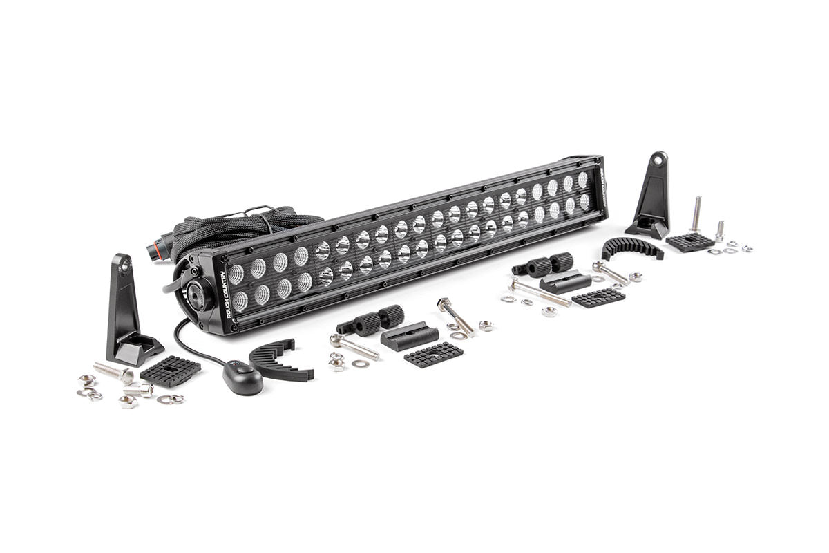 Rough Country 20 Inch CREE LED Light Bar Dual Row Black Series Rough Country