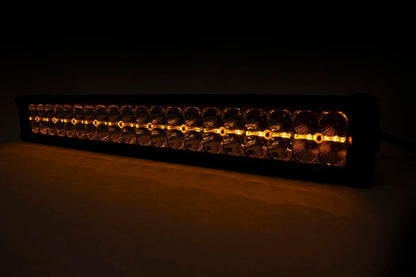 Cree LED Light Bar 50 Inch Dual Row Chrome Series w/Amber DRL Rough Country-2