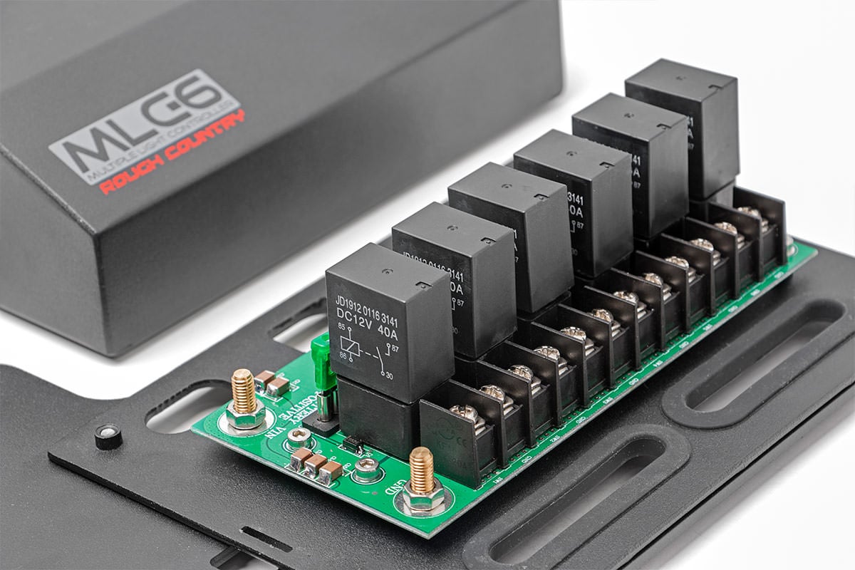 MLC-6 Multiple Light Controller Jeep Wrangler JK/Wrangler Unlimited (07-18) Rough Country-2