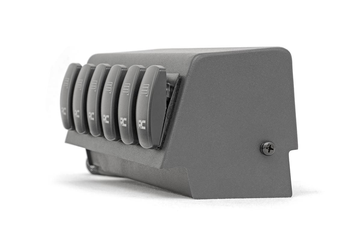 MLC-6 Multiple Light Controller Upper Dash Mount Kit 18-Up Wrangler JL, 20 Gladiator JT Rough Country-2