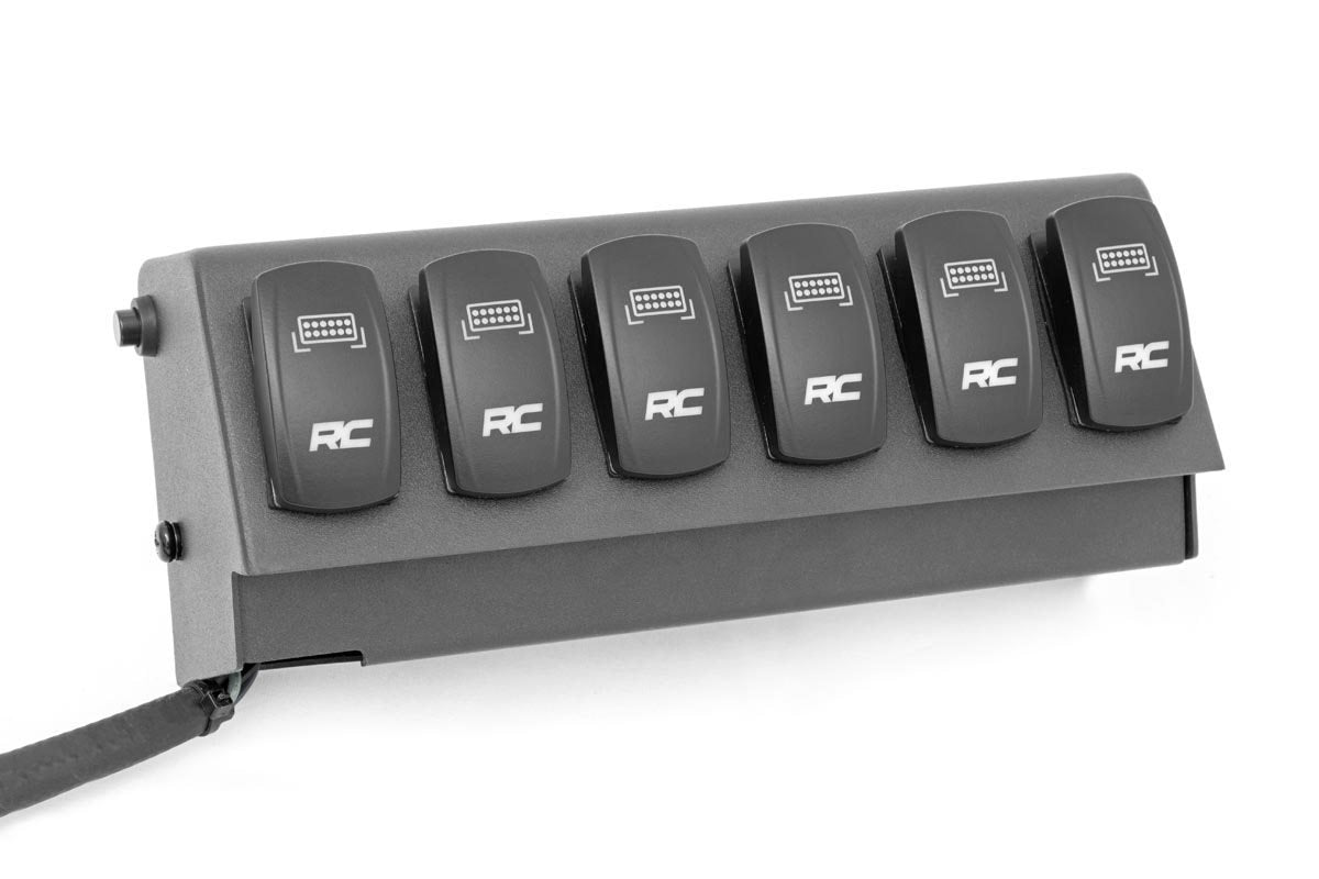 Rough Country MLC-6 Multiple Light Controller Mount Kit 18-20 Wrangler JL, 20 Gladiator JT Rough Country