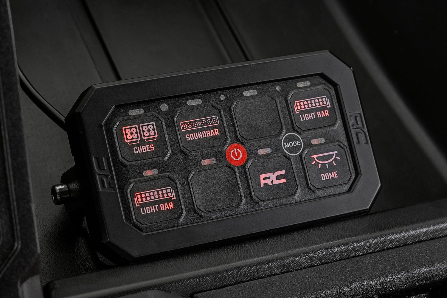 8 Gang Switch Panel Bluetooth RGB Backlit Buttons Multifunction Modes Rough Country