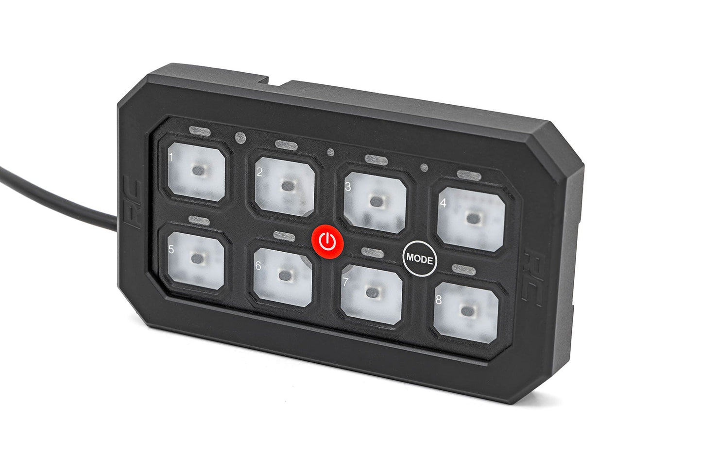 8 Gang Switch Panel Bluetooth RGB Backlit Buttons Multifunction Modes Rough Country-2