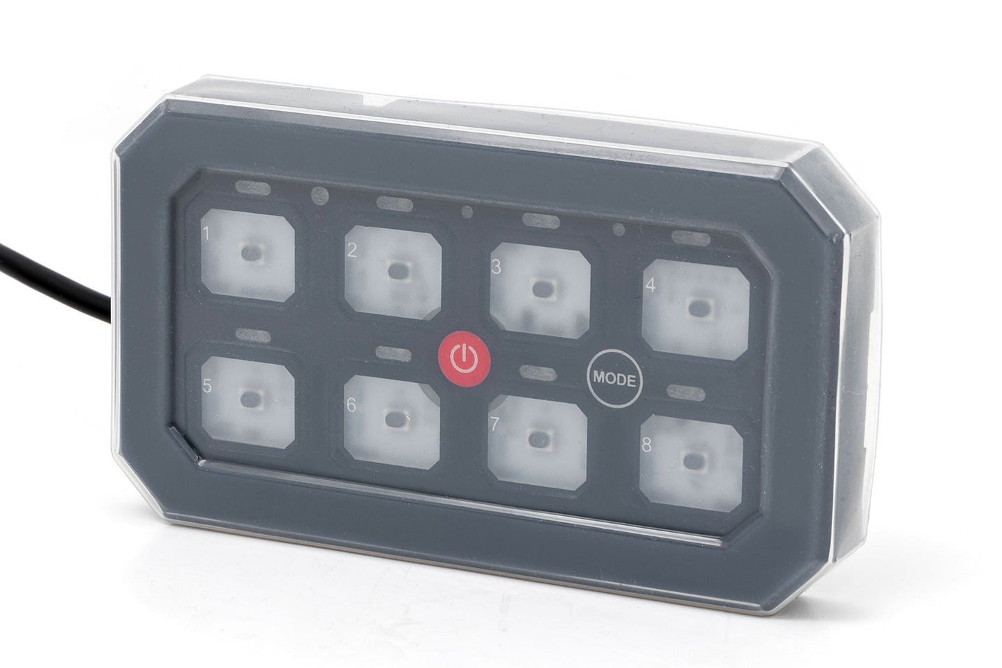 8 Gang Switch Panel Bluetooth RGB Backlit Buttons Multifunction Modes Rough Country-4