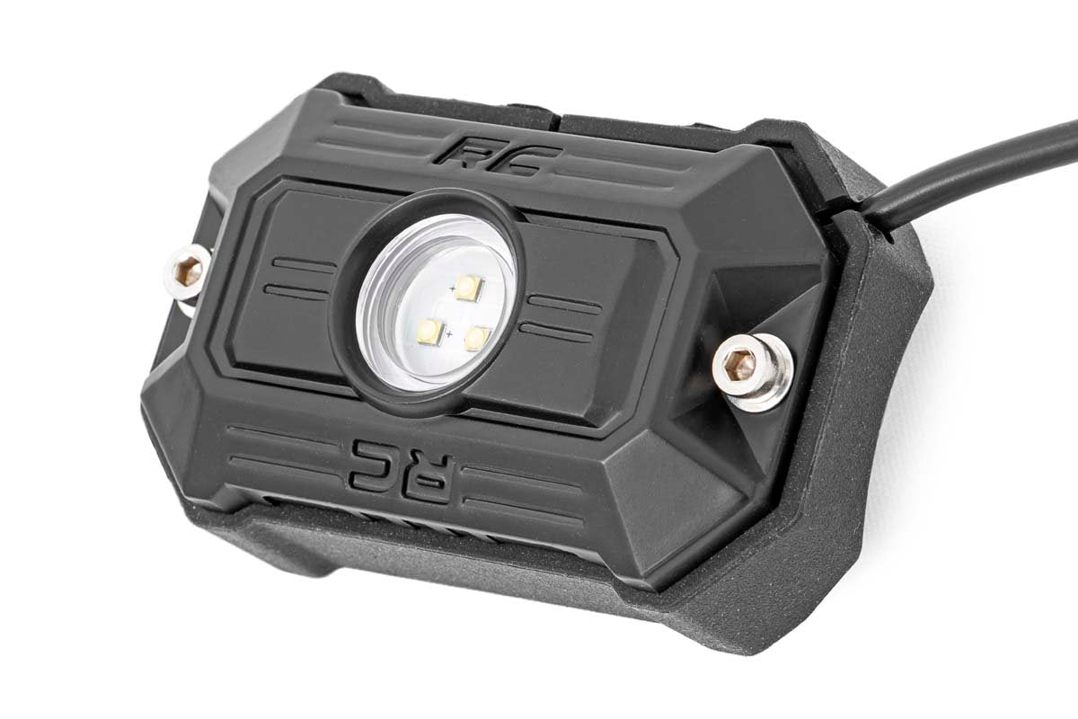 Rough Country Deluxe LED Rock Light Kit 4 Pods Rough Country