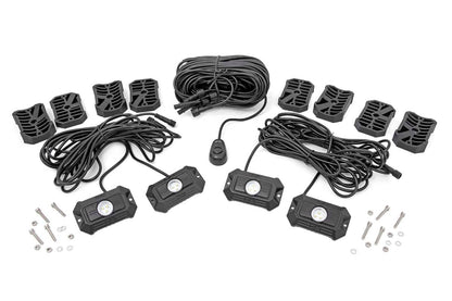 LED Rock Light Kit 4 Piece Set Rough Country